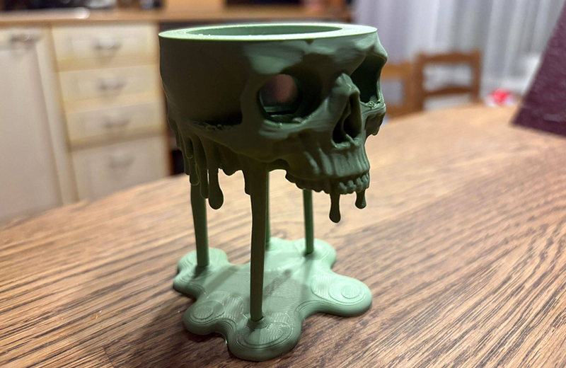 萬圣節(jié)頭骨蠟燭