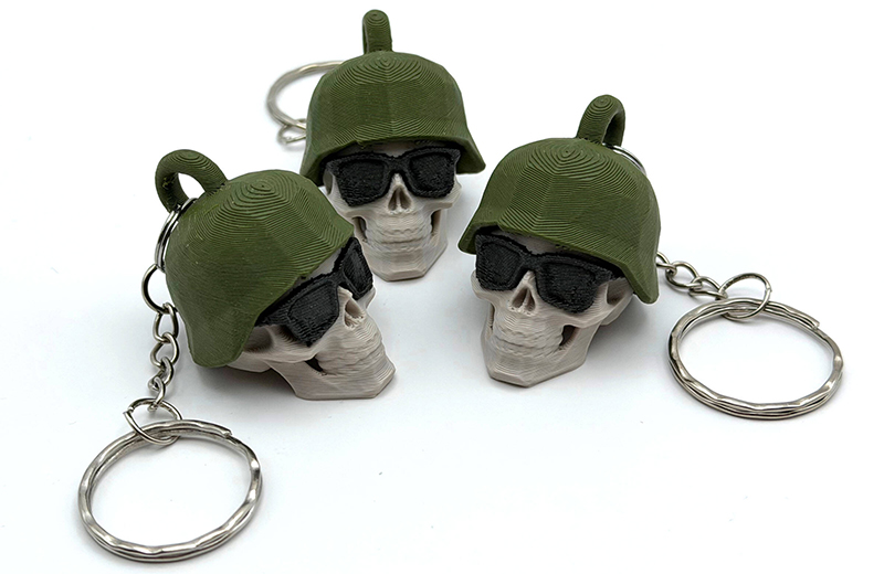 骷髏頭士兵鑰匙扣