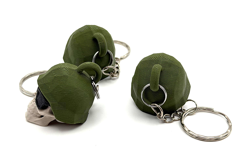 骷髏頭士兵鑰匙扣