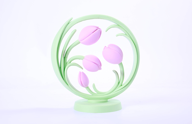 郁金香圓形雕塑