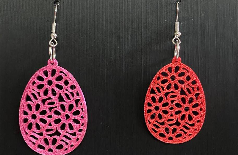 復(fù)活節(jié)彩蛋耳環(huán)